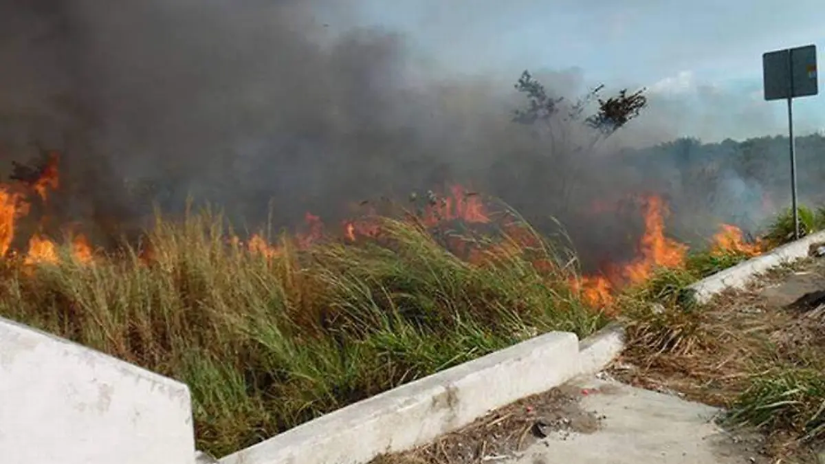 incendio de pastizal